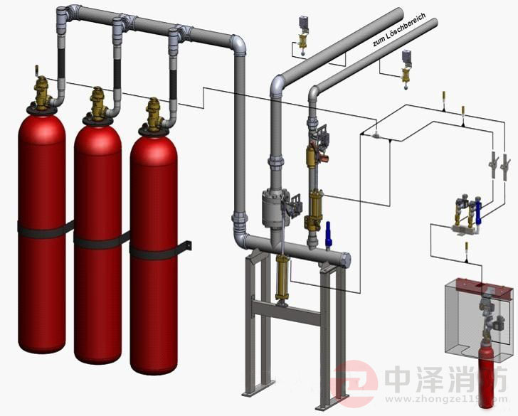 氣體滅火防護(hù)區(qū)泄壓口,氣體滅火高壓管件,氣體滅火高壓管道,陜西中澤消防